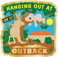 Outback Steakhouse Pin